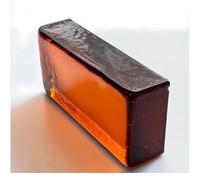 Ladrillo de vidrio transparente, Ladrillos De Vidrio for Separador Ambientes Y Decoración En Multicolor 200x100x50mm(Brown)