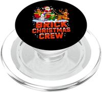 Ladrillo Navidad Crew Disfraz Master Builder Block Navidad Niños PopSockets PopGrip para MagSafe