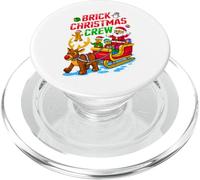 Ladrillo Navidad Crew Disfraz Master Builder Block Navidad Niños PopSockets PopGrip para MagSafe