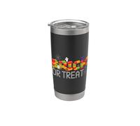 Ladrillo o Trato Halloween Ladrillo Maestro Constructor Bloque Edificio Vaso térmico de acero inoxidable de doble pared