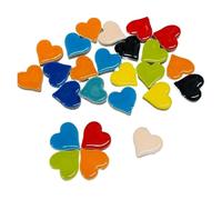 ladrillos de cristal mosaico de vidrio, 100g Multicolor Porcelain Mosaic Tiles DIY Craft Mosaic Making Materials(Color-03)