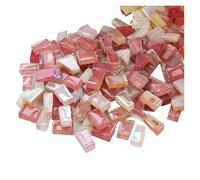 ladrillos de cristal mosaico de vidrio, Glass Mosaic Tiles Multicolor 100g DIY Crafts Home Wall Decoration(Color-d)