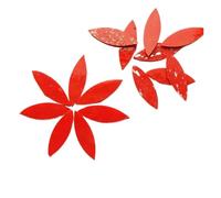 ladrillos de cristal mosaico de vidrio, Leaf Shaped Mosaic Tiles Stained Glass DIY Art Supplies Multicolor Multiple Sizes 35 Pcs(Color 1)