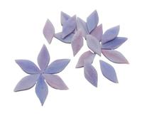 ladrillos de cristal mosaico de vidrio, Leaf Shaped Mosaic Tiles Stained Glass DIY Art Supplies Multicolor Multiple Sizes 35 Pcs(Olive Green)