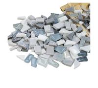 ladrillos de cristal mosaico de vidrio, Mosaic Tiles 250g Irregular Shape Multicolor For DIY Arts And Crafts(Type 9)