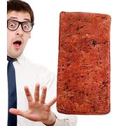 Ladrillos de Esponja de Pescado de Abril - Juguete de Relleno de Esponja Realista de ladrillo Falso, Productos Ladrillo Relleno para temática de Terror, espectáculo de