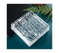 ladrillos de vidrio de proceso, Mamparas decorativas for baño, sala de estar, 5,9 x 5,9 x 1,9 pulgadas, aislamiento térmico y acústico.(1pcs)