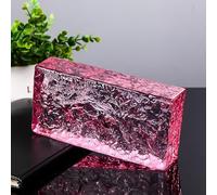 Ladrillos macizos de vidrio para modernos separadores de ambientes, paredes divisorias decorativas pulgadas, bloque de cristal transparente(F)