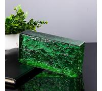 Ladrillos macizos de vidrio para modernos separadores de ambientes, paredes divisorias decorativas pulgadas, bloque de cristal transparente(C)