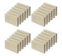 Ladrillos refractarios para estufa de leña, repuesto para estufa estadounidense FBP6, tamaño 9 x 4-1/2 x 1-1/4 pulgadas, paquete de 6