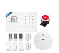 Ladrón del detector del sensor de movimiento del de alarma de WIFI/GSM de la alarma casera elegante 4G for los activos valiosos Para Villas y Almacenes(KIT 2)