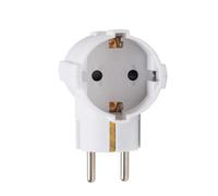 LADRON DOBLE SALIDA SCHUKO 2P + TT LATERAL