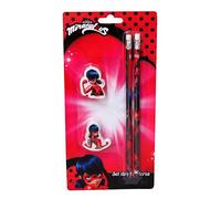 Lady Bug Miraculous - Set de papelería 4 Piezas (CYP Imports GS-411-LB)