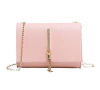 Lady Fashion Shoulder Mobile Phone Bag Purse Messenger Tassel Letter Camera(Pink)