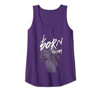 Lady Gaga Born This Way Música de Bravado Camiseta sin Mangas, Mujer, Morado, XXL