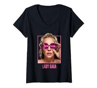 Lady Gaga Joanne Gafas Camiseta Cuello V