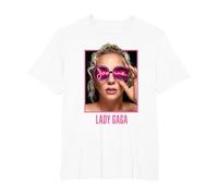 Lady Gaga Joanne Gafas Camiseta, Hombre Tallas Grandes, Blanco, 3X Alto