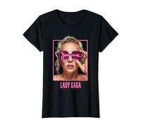 Lady Gaga Joanne Gafas Camiseta, Mujer, Negro, S