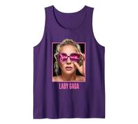 Lady Gaga Joanne Gafas Camiseta sin Mangas, Hombre, Morado, M
