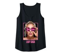 Lady Gaga Joanne Gafas Camiseta sin Mangas, Mujer, Negro, S