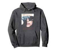 Lady Gaga The Fame Oficial Sudadera con Capucha, Unisex para Adultos, Jaspeado Oscuro, XL