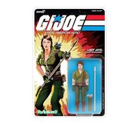 Lady Jaye Figura de acción de dibujos animados de G.I. Joe ReAction+ Wave 09 por Super7