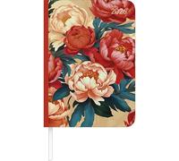 Lady Journal Roses 2025 - Rose - Taschenkalender A6 (10,7x15,2 cm) - Weekly - 192 Seiten - Notiz-Buch - Termin-Planer - Alpha Edition