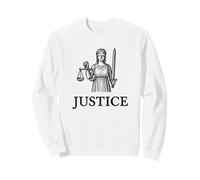 Lady Justice Ben Franklin Virtud Sudadera