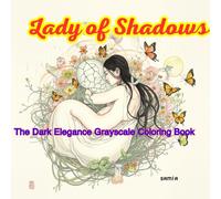 Lady of Shadows: The Dark Elegance Grayscale Coloring Book