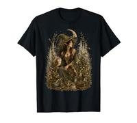 Lady of Woods Witch Season Cottagecore Witchy Aesthetic Camiseta gráfica económica