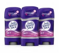 Lady Speed Stick Breath of Freshness 24/7 Antiperspirant Gel Stick for Women 65 g, 48 Hour Protection, Floral Scent, Pack of 3