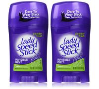 Lady Speed Stick Desodorante 1.4 Onza Polvo Fresco Invisi Dry (41ml) (Paquete de 2)