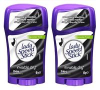 Lady Speed Stick Desodorante 1.5 oz en polvo fresco Invisi seco (41 ml) (paquete de 2)