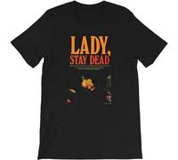 Lady Stay Dead Movie Retro Horror Terror Thriller Hollywood Cinema Film - Camiseta unisex negra para hombre, Negro, L