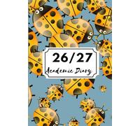 Ladybird 2026/2027 A5 Week To View Academic Diary With Weekly Affirmations: Ladybug Student Mid Year School Planner With Timetable