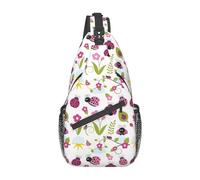 Ladybug 03 Ladybug Bolso de Hombro Ladybird Sling Mochila Mochila Casual Mochila de Senderismo Bolsa Linda Mochila