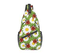 Ladybug 04 Ladybug Bolso de Hombro Ladybird Sling Mochila Mochila Casual Mochila de Senderismo Bolsa Linda Mochila