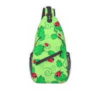 Ladybug 05 Ladybug Bolso de Hombro Ladybird Sling Mochila Mochila Casual Mochila de Senderismo Bolsa Linda Mochila