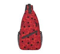 Ladybug 08 Ladybug Bolso de Hombro Ladybird Sling Mochila Mochila Casual Mochila de Senderismo Bolsa Linda Mochila