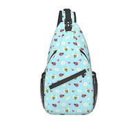 Ladybug Bee Daisies Sling Bag, Chest Bag Daypack, Crossbody Sling Mochila para Viajes, Deportes, Correr, Senderismo