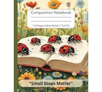 "Ladybug Fun Composition Notebook: 7.5x9.25 Inch, 110 Wide-Ruled Pages with Coloring, Journal, and Writing Space - Perfect Book for Kids, School, Gifts and More"
