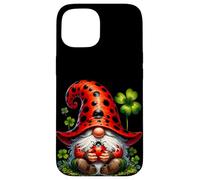 Ladybug GNOME Shamrock Graphic For Women Cute Cloverleaf Carcasa para iPhone 15