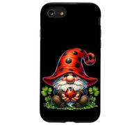 Ladybug GNOME Women with Shamrock Decor For Nature Lover Carcasa para iPhone SE (2020) / 7/8