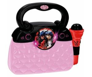Ladybug Miraculous Bolso con micrófono, Luces, ritmos y conexión MP3 (Claudio Reig 2684.0)