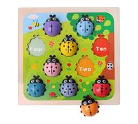 Ladybug Number Toy - Counting Match Educational Activity Set