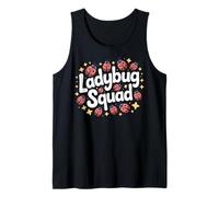 Ladybug Squad Lindo Jardinero o Amante de los Insectos Camiseta sin Mangas