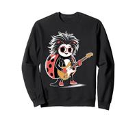 Ladybug Tocando Guitarra Star Lady Bug Rock and Roll Ladybug Sudadera