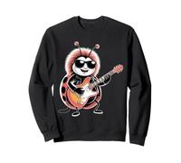 Ladybug Tocando Guitarra Star Lady Bug Rock and Roll Ladybug Sudadera