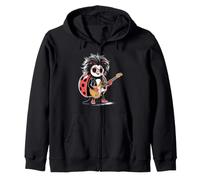 Ladybug Tocando Guitarra Star Lady Bug Rock and Roll Ladybug Sudadera con Capucha