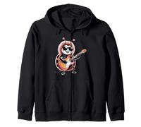 Ladybug Tocando Guitarra Star Lady Bug Rock and Roll Ladybug Sudadera con Capucha
